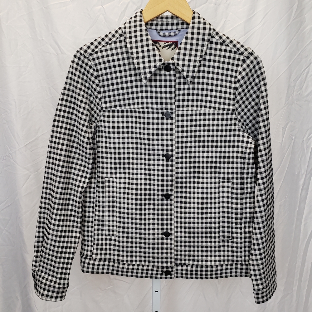 Scotch & Soda Black and White Checkered Jacket NEW